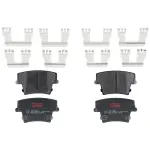 TXC1057 - : TRW PREMIUM BRAKING - CERAMIC BRAKE PAD SET - TXC1057 for TRW Image