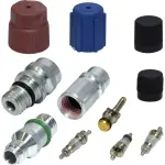 VC2902C - : A/C System Valve Core and Cap Kit -- Valve and Cap Kit for UAC Image