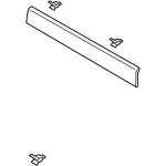 KB3Z21466A16AA - Body: Upper Trim for Ford Image