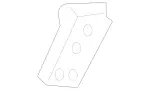 1779205400 - Rear Seat: Lock for Seat Backrest for Mercedes-Benz: 180b, CLA250, GLA250, GLA35 AMG, GLA45 AMG Image