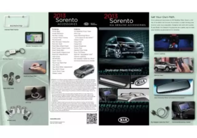 UK013PB002 - Serviceable Components: Accessory Brochure for Kia: K900, Optima, Rio, Sedona, Sorento, Soul EV, Sportage Image
