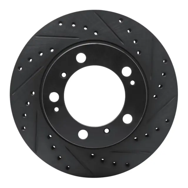 63302029R - Brakes &amp; Brake Parts: DFC Brake Rotor - Drilled and Slotted - Black for DYNAMIC FRICTION Image