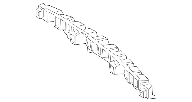 1668850100 - Detachable Parts: Basic Carrier, Bumper for Mercedes-Benz: GL350, GL450, GL550, GL63 AMG, GLS350d, GLS450, GLS550, GLS63 AMG Image image