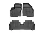 44117012 - : Black FloorLiner™ DigitalFit®, Front &amp; 2nd Row for WeatherTech Image