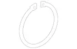 47209500064 - Rear Axle: Retaining Ring for Mercedes-Benz Image