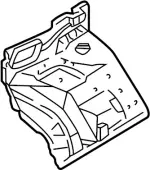 641300W730 - Body: Front Panel for Infiniti Image