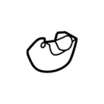 BB5Z7861692AC - Body: Hinge Cover Lower Cover for Ford: Explorer, Police Interceptor Utility Image