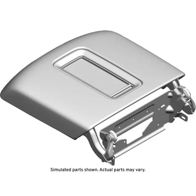 84501038 - : Part# 84501038 Dark Gray Front Floor Console Armrest for Chevrolet: Suburban, Tahoe | GMC: Yukon, Yukon XL Image