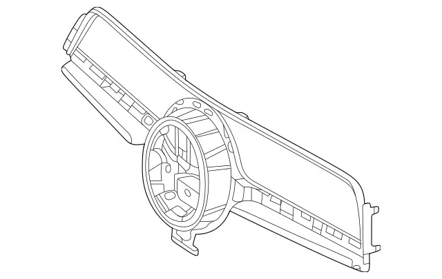 1678886000 - Attachment Parts: Carrier for Mercedes-Benz: GLE350, GLE450, GLE450e, GLE580 Image image