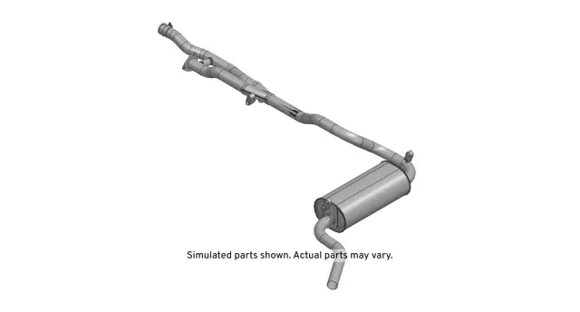 25953110 - : Exhaust Muffler for Chevrolet: Express 2500, Express 3500 | GMC: Savana 2500, Savana 3500 Image