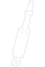 2028800029 - Body: Hood Lift Support for Mercedes-Benz Image