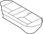 883206J710 - : Trim Assembly-Rear Seat Cushion for Infiniti Image
