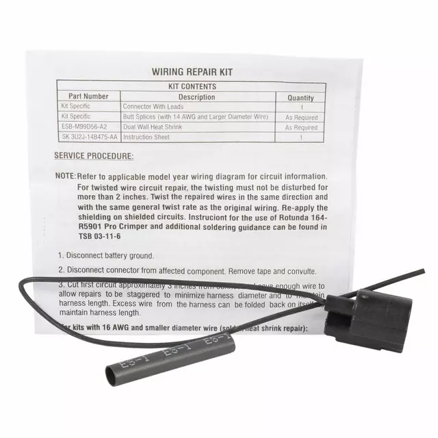 6U2Z14S411KB - : Wire Assembly for Ford Image