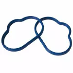 XW4Z9439AA - : Manifold Gasket for Ford: Thunderbird | Lincoln: LS Image