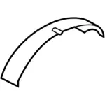 HC3Z9927894A - Body: Outer Wheelhouse for Ford: F-250 Super Duty, F-350 Super Duty, F-450 Super Duty Image