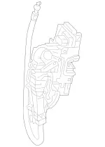 997206801 - Front Doors: Door Lock for Mercedes-Benz Image
