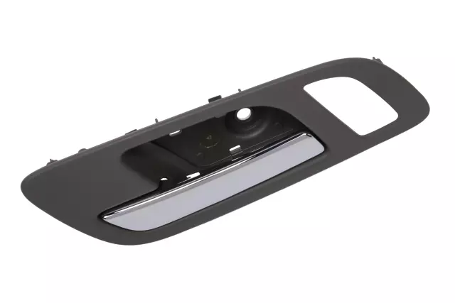 22855625 - : Titanium Front Driver Side Door Inside Handle for Chevrolet: Avalanche, Silverado 2500 HD, Silverado 3500 HD, Suburban 1500, Suburban 2500, Tahoe | GMC: Sierra 2500 HD, Sierra 3500 HD, Yukon, Yukon XL 1500, Yukon XL 2500 Image