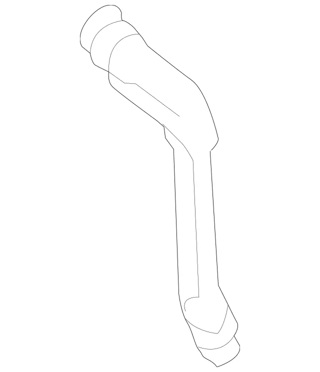 251832009464 - Heating and Ventilation: Hose for Mercedes-Benz: GL320, GL350, GL450, GL550, GL63 AMG, GLE300d, GLE350, GLE400, GLE43 AMG, GLE450 AMG, GLE550e, GLE63 AMG, GLE63 AMG S, GLS350d, GLS450, GLS550, GLS63 AMG, ML250, ML320, ML350, ML400, ML450, ML500, ML550, ML63 AMG, R320, R350, R500 Image image