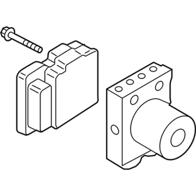 JL3Z2C215E - Brakes: ABS Hydraulic Assembly for Ford Image
