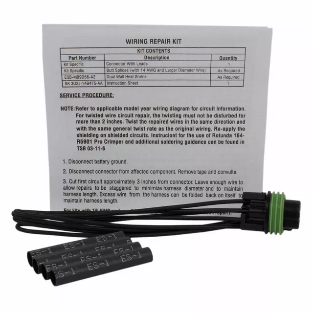 3U2Z14S411VFA - : Wire Assembly for Ford Image