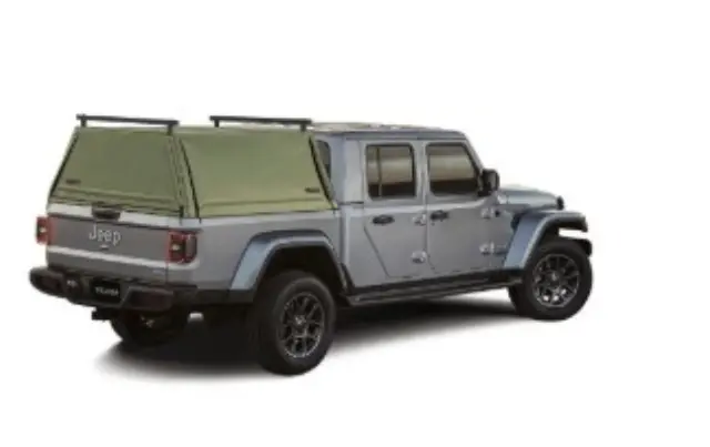 68741985AA - : Soft Truck Cap for Jeep Gladiator, Military Green Canvas, sold by WildTop for Affiliated Accessories Image