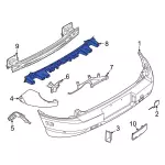 M1PZ17754A - Body: Absorber for Ford: Bronco Sport Image