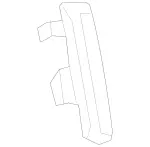 2176801707 - Body: Side Trim for Mercedes-Benz: S 550, S 63 AMG&amp;reg;, S 65 AMG&amp;reg; Image image