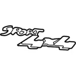 1L3Z8425622DAB - Body: Decal for Ford: F-150, F-250 Image