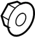 545882Y00A - Suspension: Bumper Nut for Infiniti Image