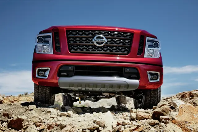 999T4W7250 - Exterior: Skid Plate Kit - Front (Silver) for Nissan: TITAN, TITAN XD Image