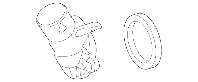 1122030375 - Cooling System: Thermostat Housing for Mercedes-Benz Image
