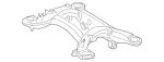 2203500341 - Rear Axle: Axle Carrier for Mercedes-Benz Image image