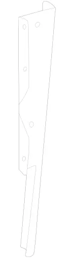 4635000162 - HVAC: Air Baffle for Mercedes-Benz Image