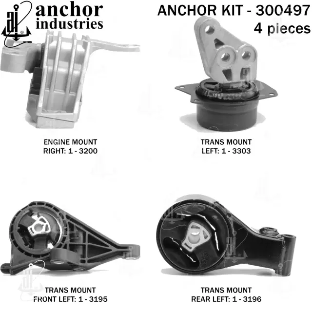 300497 - Engines &amp; Components: Anchor Engine Mount Kit for Anchor Image