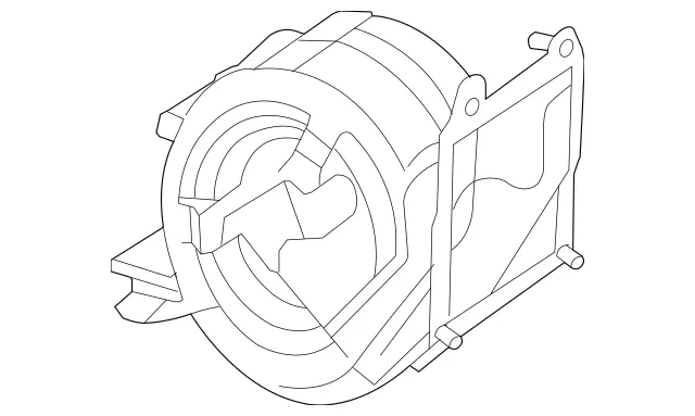 2038300008 - Heating and Ventilation: Blower for Mercedes-Benz: 180C, C230, C240, C280, C32 AMG, C320, C350, C55 AMG, CLK320, CLK500, CLK55 AMG Image image