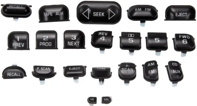 76821 - Entertainment and Telematics: GM Radio Buttons for Dorman Image