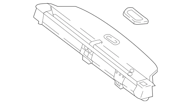 パーツ MERCEDES BENZ Cargo Cover OEM Genuine OEM Cargo Cover | 213-810-97-01-9051 | Fits Select