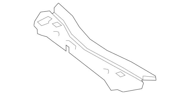 2136209600 - Front-End Assembly, Front Panel: Cross Strut for Mercedes-Benz: CLS450, CLS53 AMG, E300, E350, E400, E43 AMG, E450, E53 AMG Image image