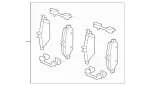 84200320 - : Brake Pads Front for Mercedes-Benz Image