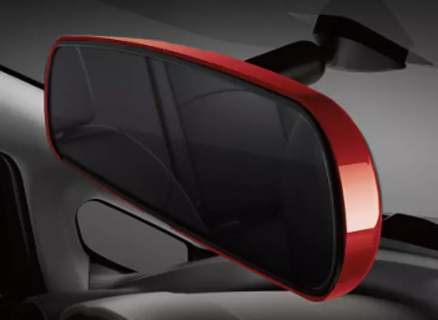 999G344201 - : Rear View Mirror Cover - Red for Nissan Image