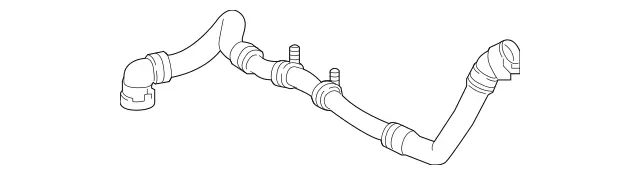 2575012800 - Radiator: Coolant Hose for Mercedes-Benz: AMG GT 43, AMG GT 53, CLS450, CLS53 AMG, E53 AMG Image image