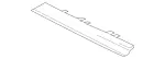 166888198564 - Detachable Parts: Trim Bar for Mercedes-Benz: GL350, GL450, GL550, GL63 AMG, GLS350d, GLS450, GLS550, GLS63 AMG Image