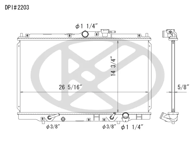 A2203 - : Koyorad Radiator for Koyo Image
