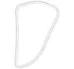 20569701518S65 - Body: Surround Weather-strip for Mercedes-Benz Image
