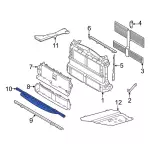 NZ6Z3962A - Body: Lower Tie Bar for Ford: Maverick Image