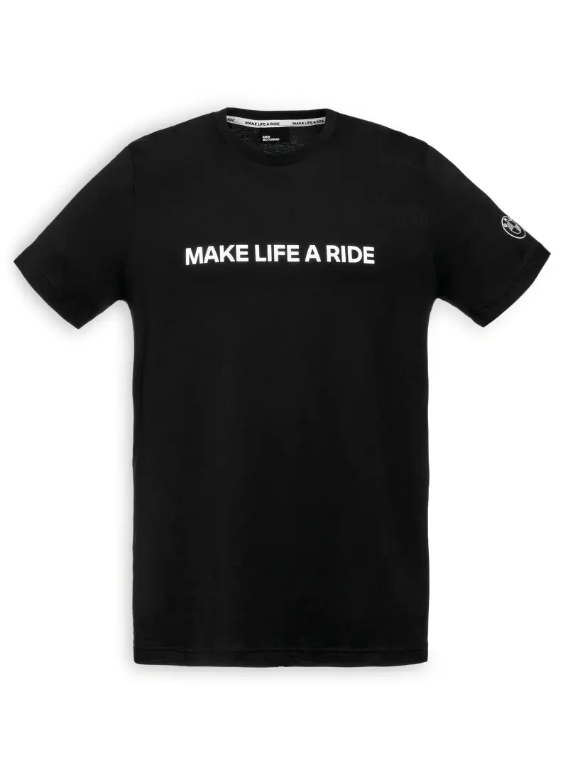 MENSMAKELIFEARIDETSHIRTBLACK - : Mens Make Life a Ride T-Shirt - Black for BMW-Motorrad Image