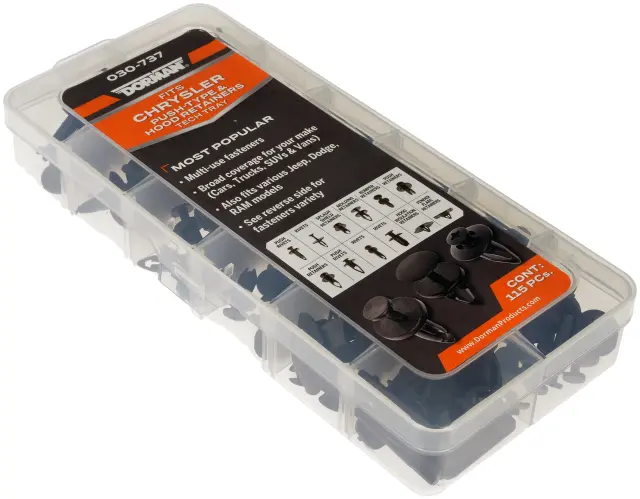 30737 - : Chrysler Fastener Tech Tray - Push-Type And Hook Retainers for Dorman Image