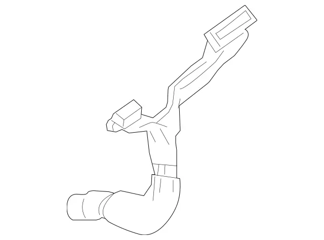 2228310545 - Electrical System: Air Duct for Mercedes-Benz: Maybach S550, Maybach S560, Maybach S600, Maybach S650, S450, S550, S550e, S560, S600, S63 AMG, S65 AMG Image image