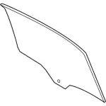 KB3Z2625713A - : Door Glass - Driver's Side (LH) for Ford: Ranger Image