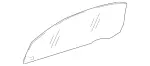 1707250810 - Front Doors: Glass Pane for Mercedes-Benz: SLK230, SLK320 Image